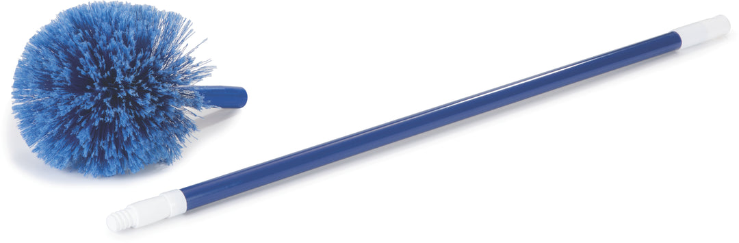 Techniclean Products Dusting Handle Blue Metal Telescopic Handle, 35" with duster head