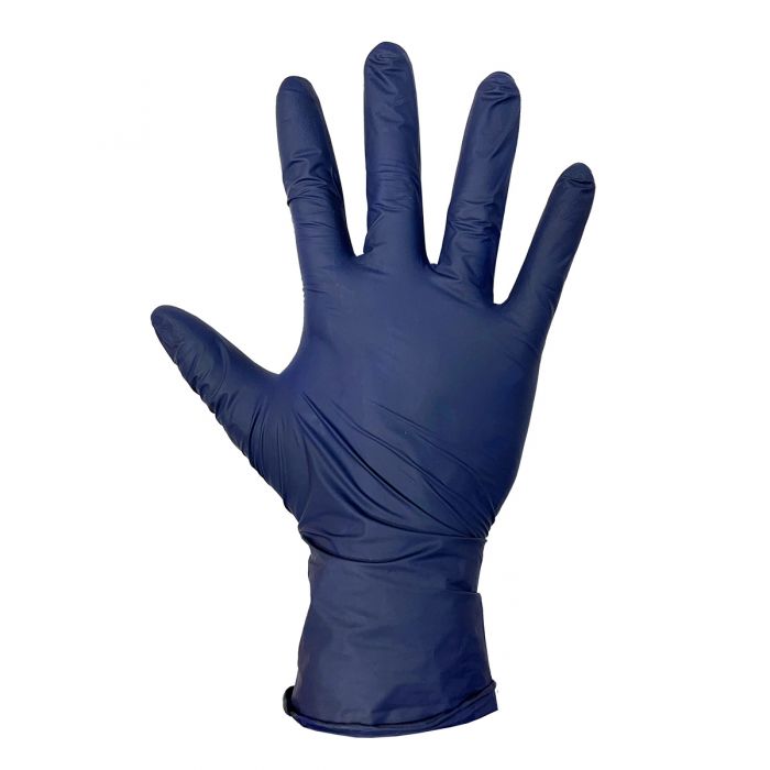 Nitrile Metal Detectable Blue Gloves (100/bx)