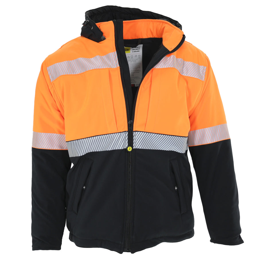 Epik Workwear Summit Pro Jacket - A high-visibility, waterproof, and insulated work jacket for professionals in challenging environments.