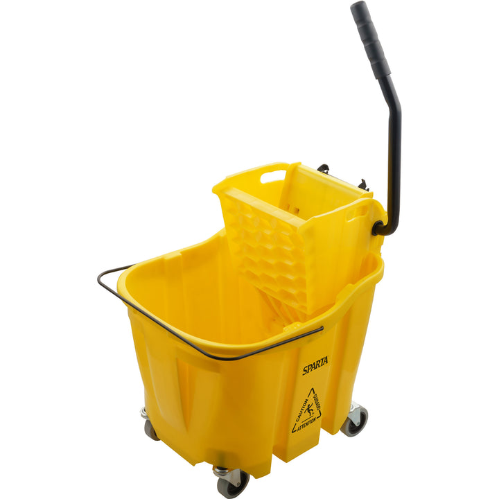 Techniclean Products Color Coded Mop Bucket for Janitorial Sanitation work Yellow