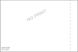 9.5" x 12" No Print, Side Load Packing Slip Enclosure (500/cs) Packing Supplies from Techniclean Products