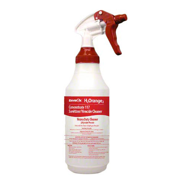 EnvirOx Trigger Spray Bottle, 117 Heavy Duty Dilution, Red