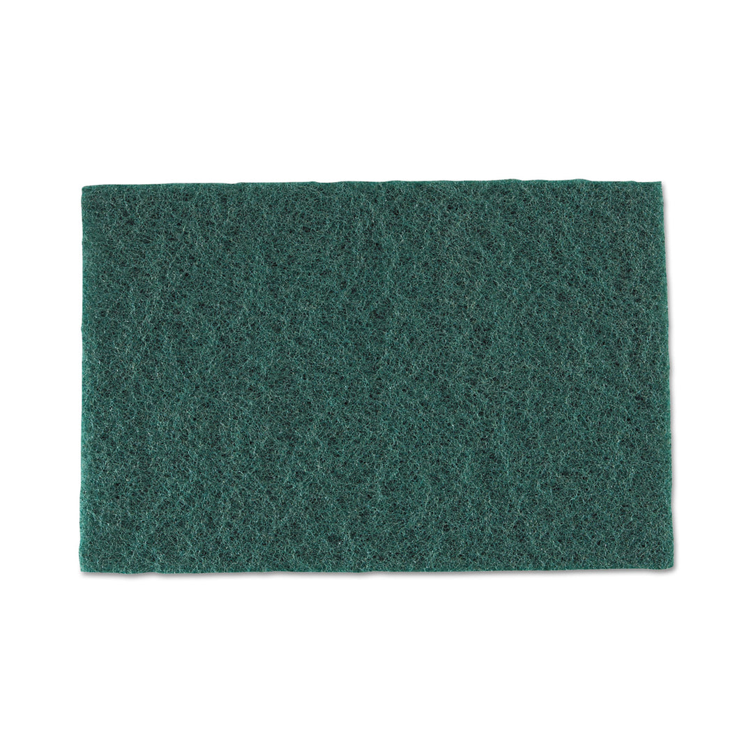 Medium Duty Green Scouring Pads - Pack of 10 for versatile and efficient cleaning.