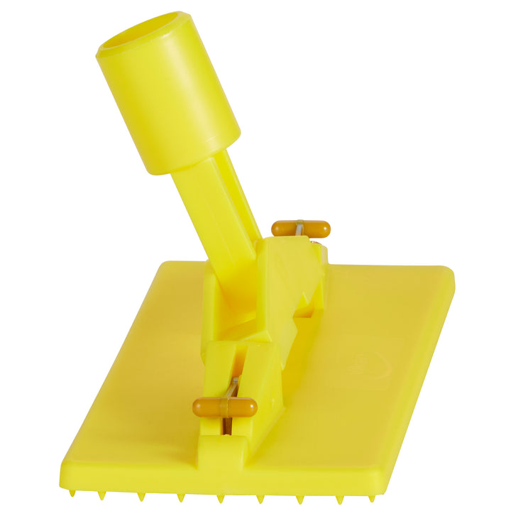9" Vikan Cleaning Pad Holder yellow side