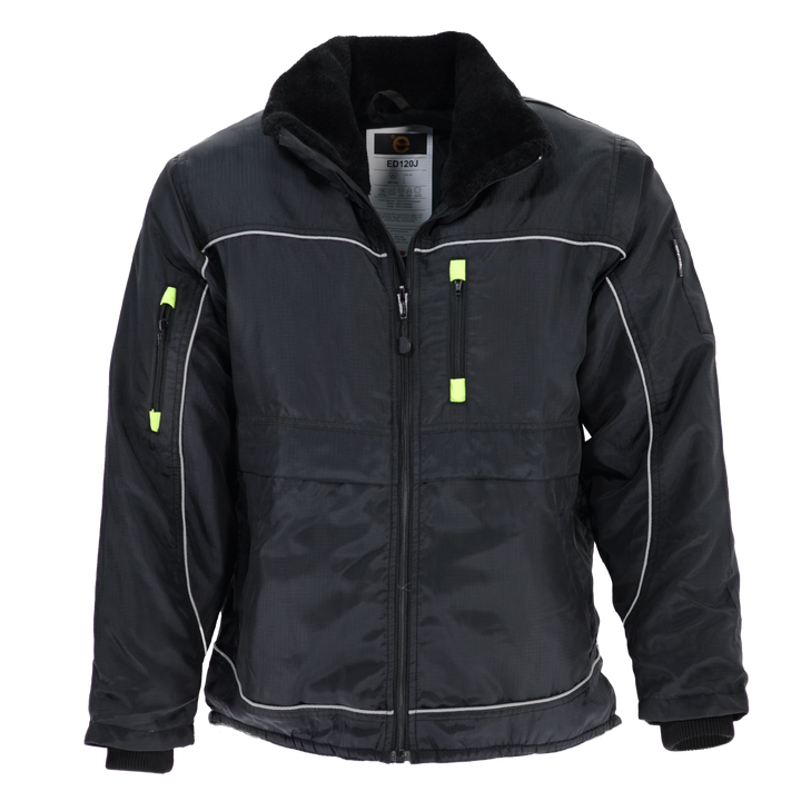 Reflex Jacket by Epik, ideal for work in cooler and refrigeration temperatures.