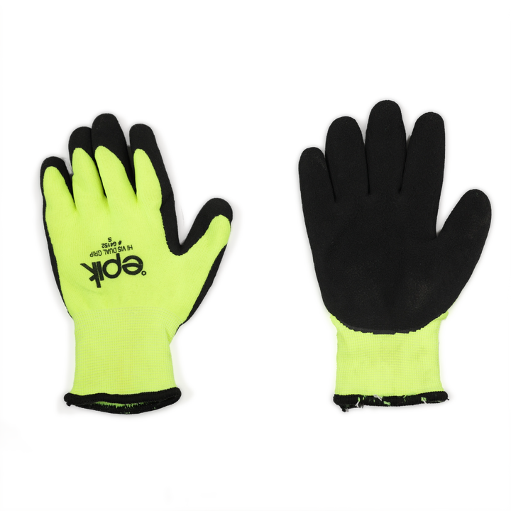The Epik Dual Grip Glove provides grip, visibility, and warmth for workers in cold conditions.