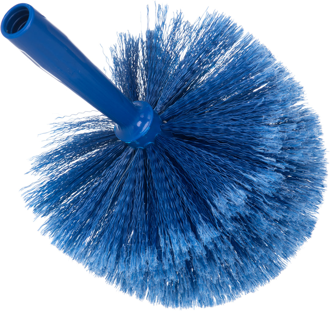Plumero redondo Flo-Pac® con cerdas blandas de PVC, azul (1/ud)