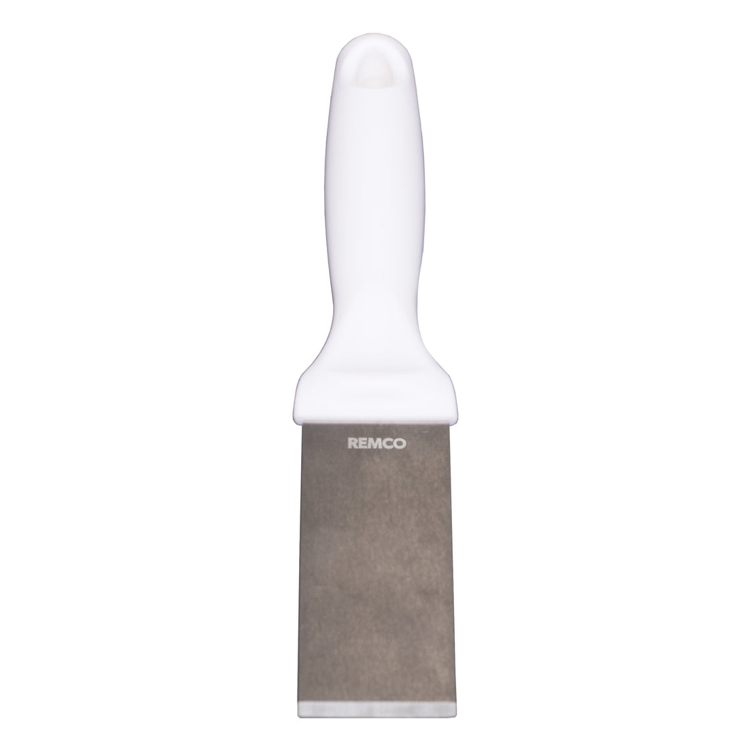 6971 Remco 1.5" Stainless Steel Hand Scraper, Stiff from Techniclean White