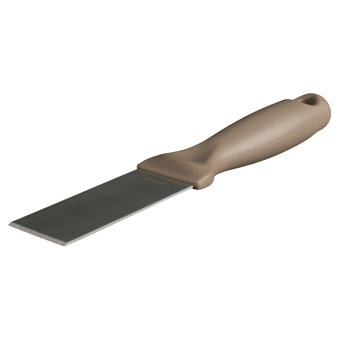 6971 Remco 1.5" Stainless Steel Hand Scraper, Stiff from Techniclean bottom side