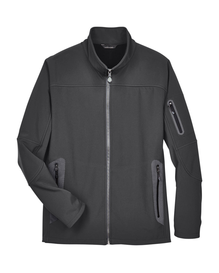 Graphite North Shell Jacket by EPIK. Waterproof and lightweight. Synthetic fur inseam for added warmth. Water-sealed zipper pockets.