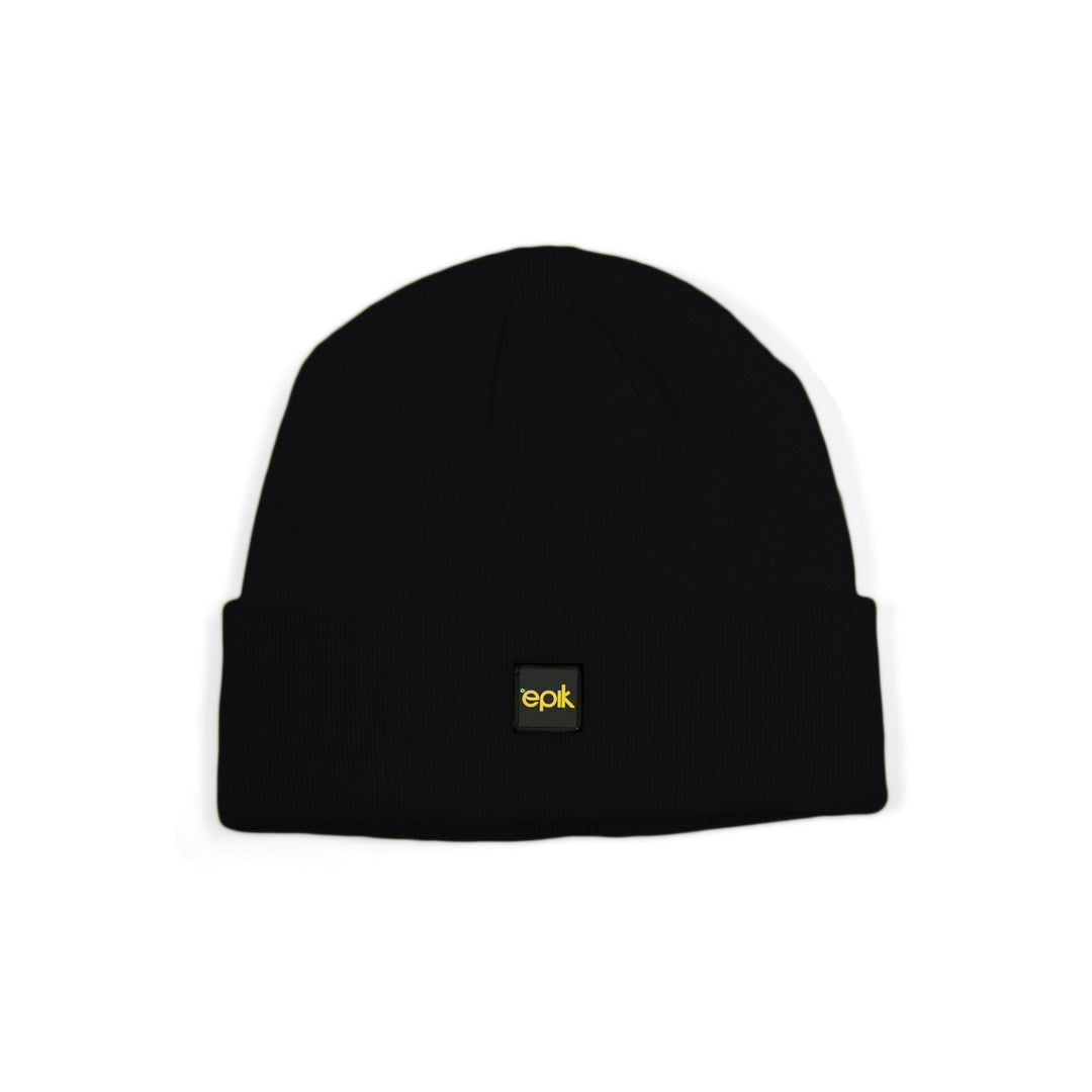 Charcoal Black Thermal Beanie for warmth and style.