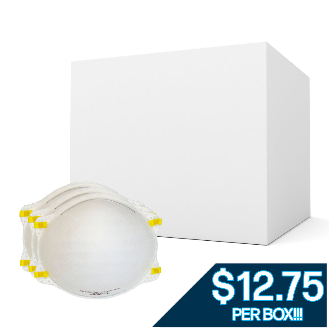 White Niosh Respirator Case Order - 12 Boxes