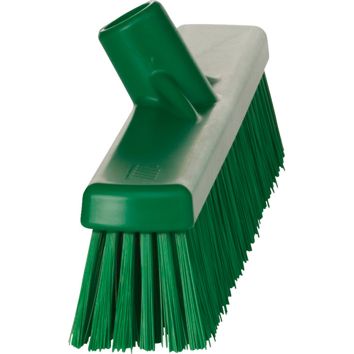 Techniclean Products 16" Vikan Combo Soft/Stiff Broom Head (1/ea) Food Facility and Plant Safety with Color Coded Tools Green Side