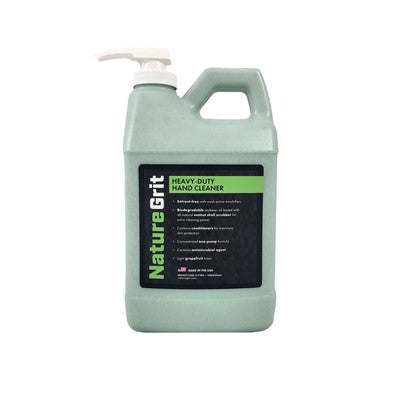 Cleá Pump Top Heavy-Duty Nature Grit, Grapefruit, Half Gallon - 4/cs. Biodegradable walnut shell scrubber. Soybean oil-based formula. Natural grapefruit scent.