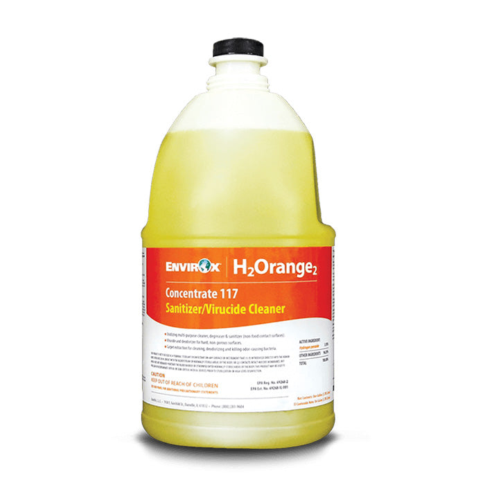 EnvirOx 117 Concentrate Multipurpose Sanitizer/ Cleaner, Gallons (4/cs)