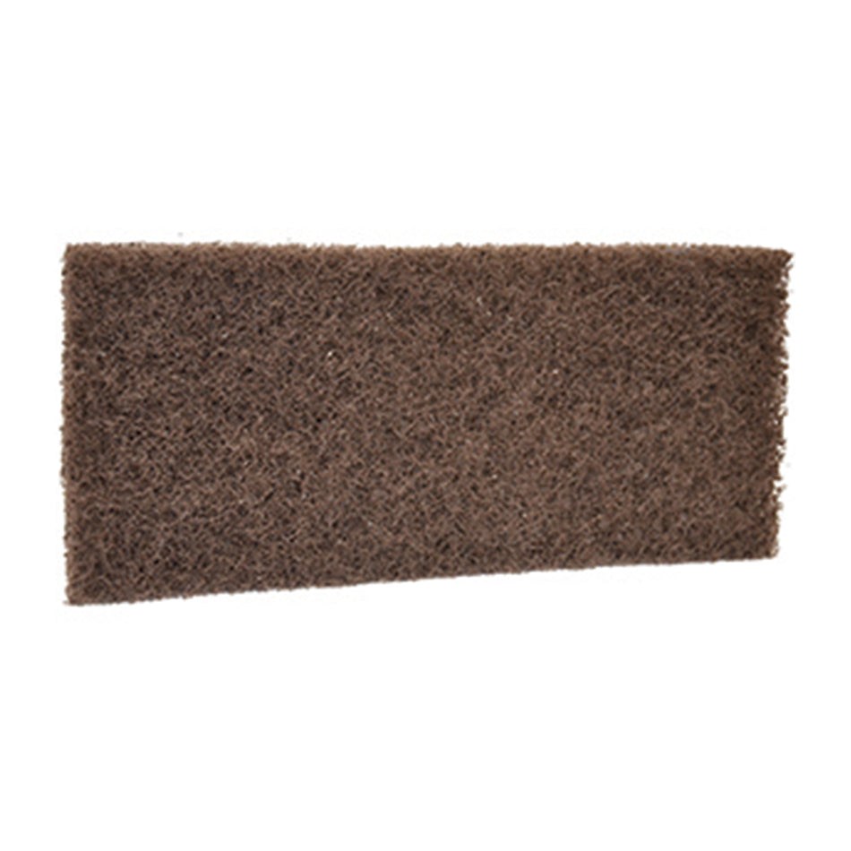 High Abrasion Scrub Pad – Set of 5 in warm brown, perfect for tackling stubborn marks on floors.