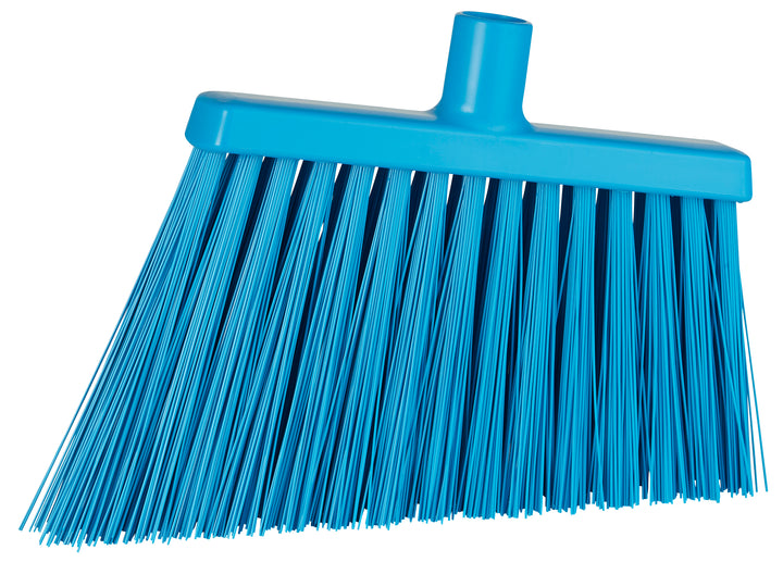 9.5" Vikan Angle Cut Broom, variety of vibrant colors for color coding possibilities.