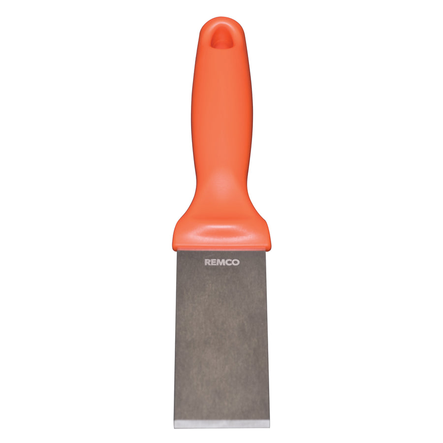 Stainless Steel Hand Scraper for removing stubborn debris from smooth surfaces.