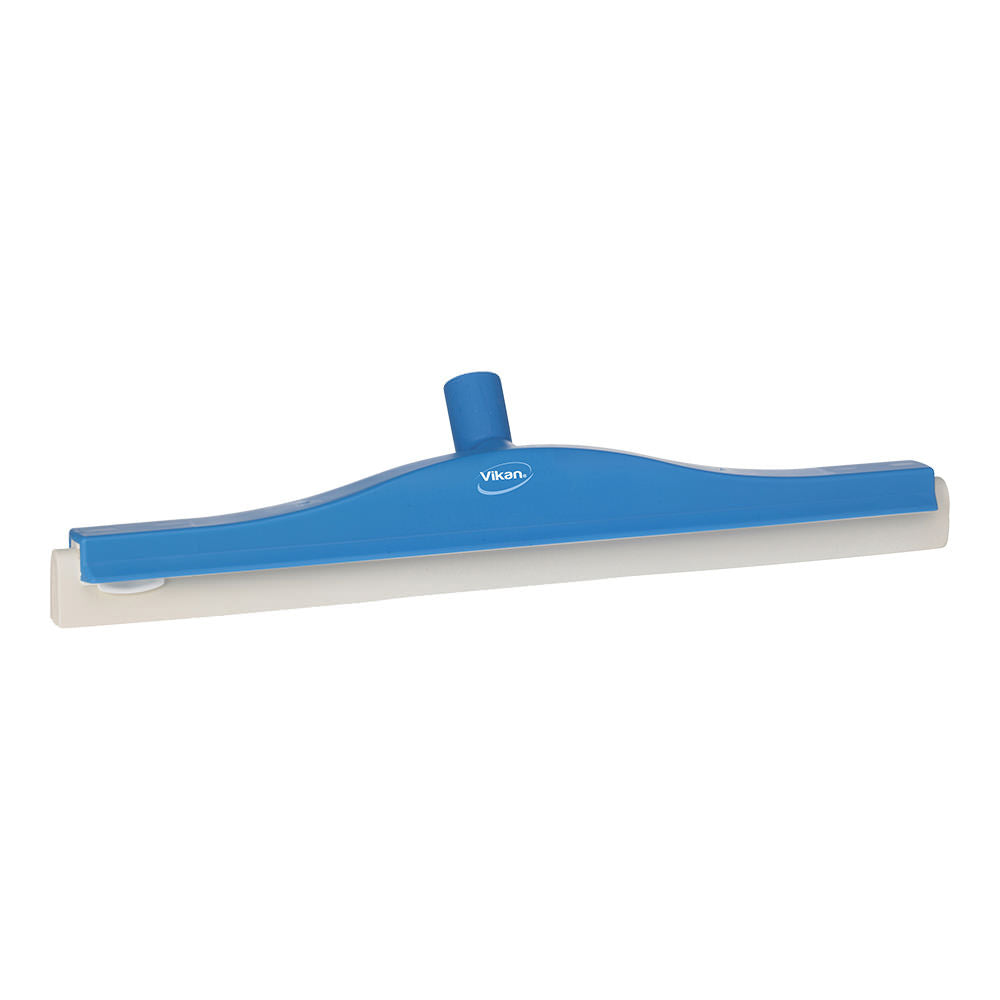  20" Vikan Swivel Double Blade Foam Squeegee - Ideal for removing water and debris from all types of flooring. Compatible with any Vikan handle. Removable cassette for easy cleaning or blade replacement.