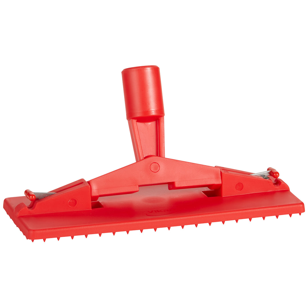 9" Vikan Cleaning Pad Holder red