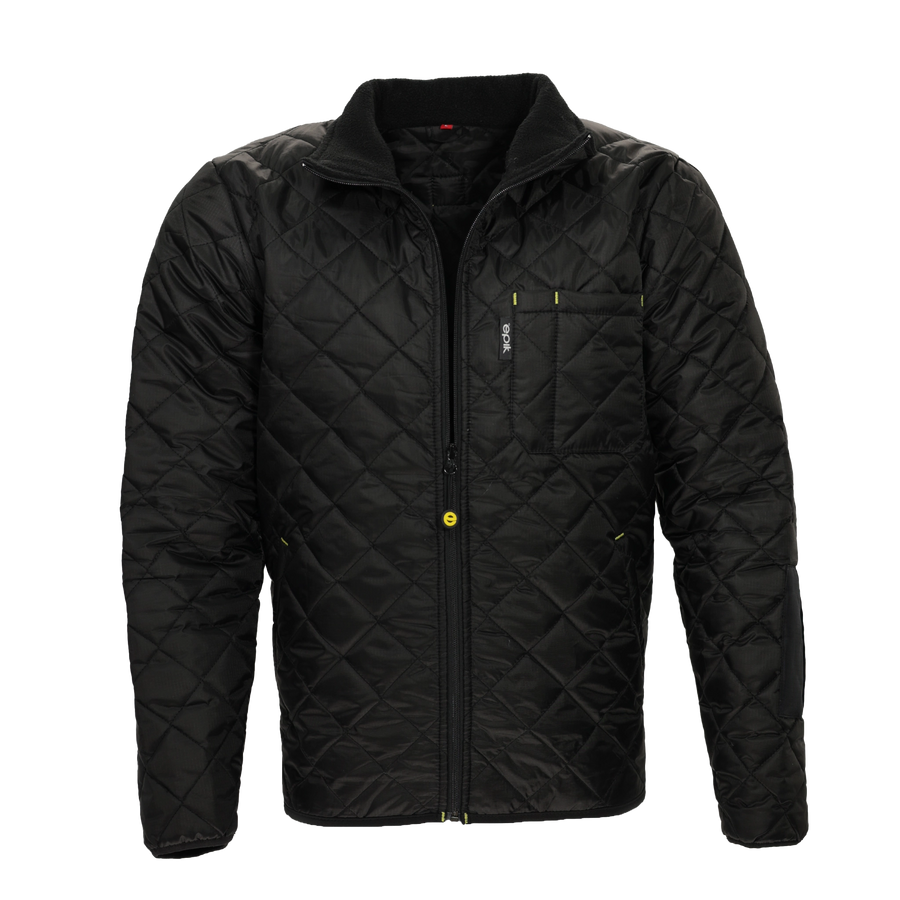 Epik's Agile Quilted Jacket - Charcoal Black
