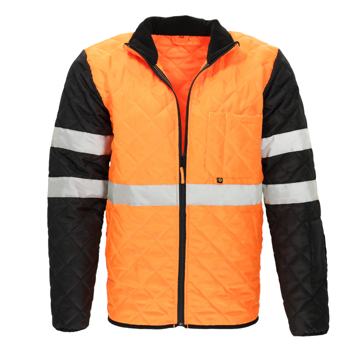 Epik's Agile Quilted Jacket - Hi-Vis Orange