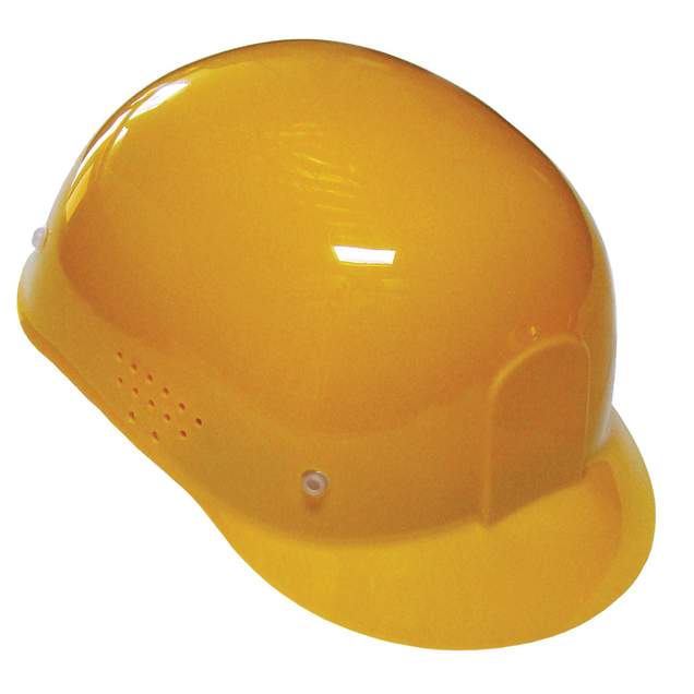 Bullard Bump Cap - High-Density Polyethylene 4-Point Suspension, Adjustable Headband, Side Ventilation.