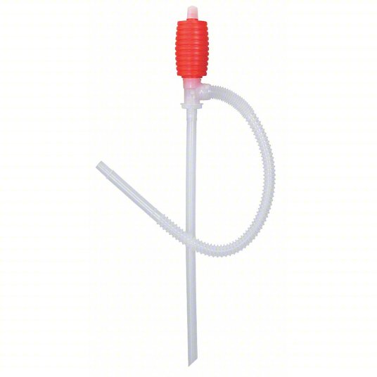 Polyethylene Syphon Drum Pump – Versatile and precise pump for 15 to 55-gallon containers. Fingertip control with flip-top vent for easy use. Compatible with cleaning solutions and corrosive chemicals. Available with 2" IPS or buttress adaptor. Made in the United States.