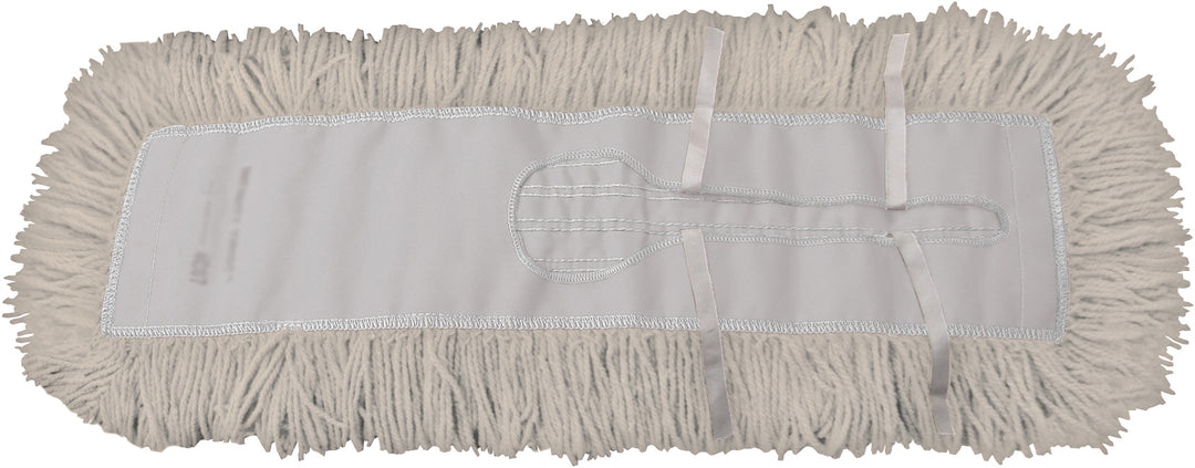 A close-up image of a 24"x 5" Closed Loop Dust Mop Head, designed for efficient and effective dusting.