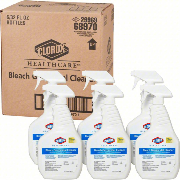 Clorox Germicidal Bleach Cleaner &amp; Desinfectant 32 oz (6/caja)
