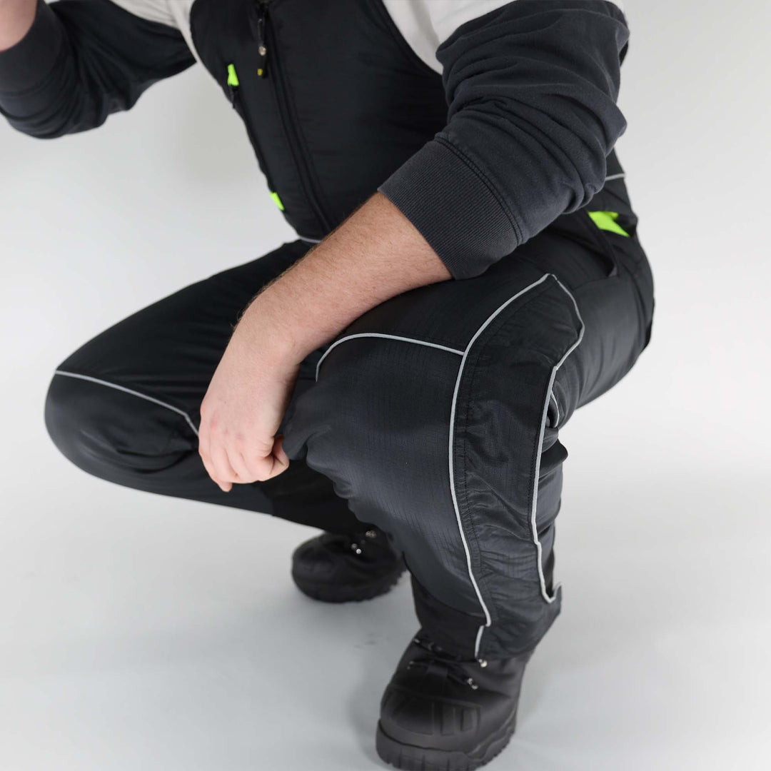 Epik Reflex Pro Black Insulated Bib Overalls Flexible crouch
