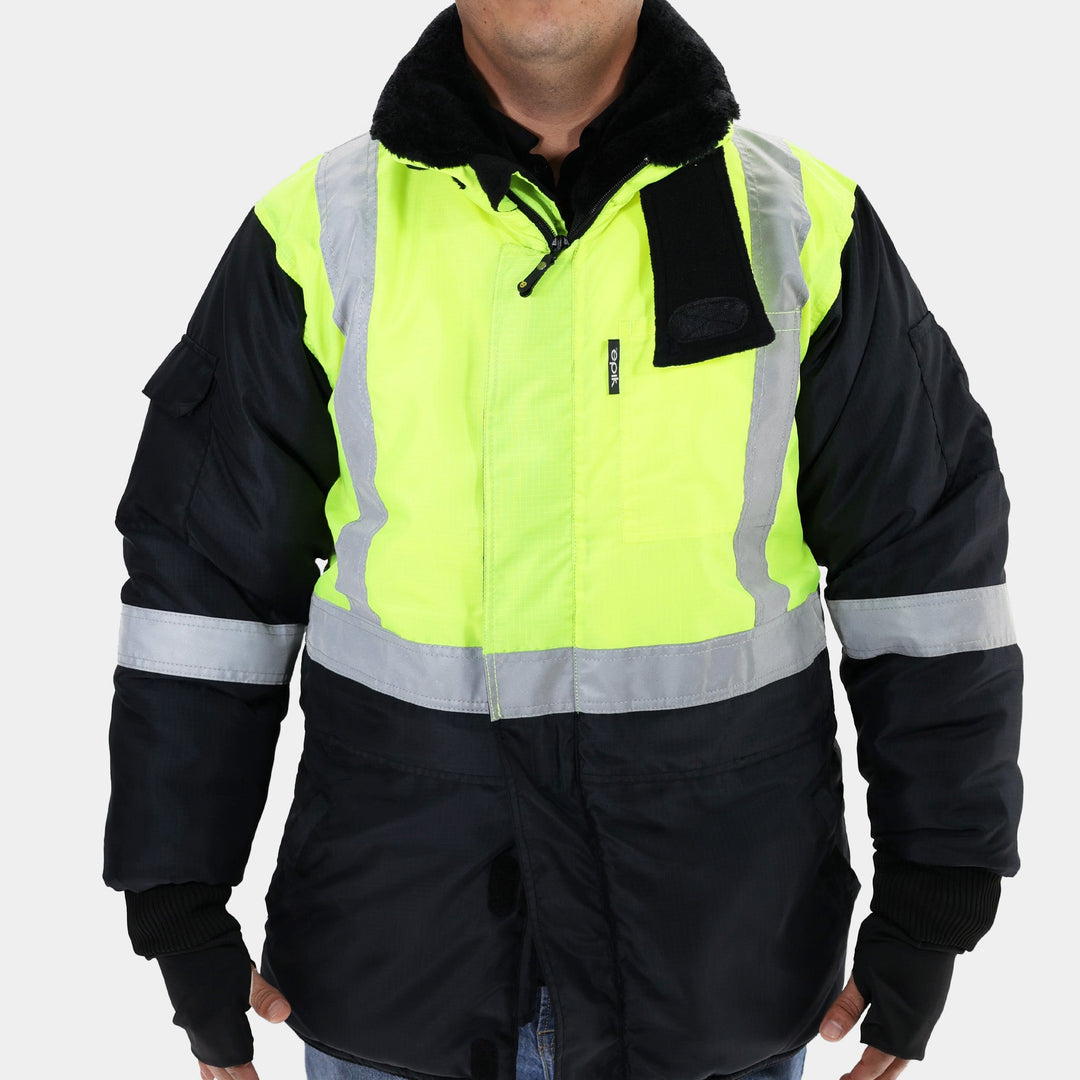 Epik Reflex Pro Jacket - Ultimate Hi-Vis Yellow Freezerwear – Techniclean