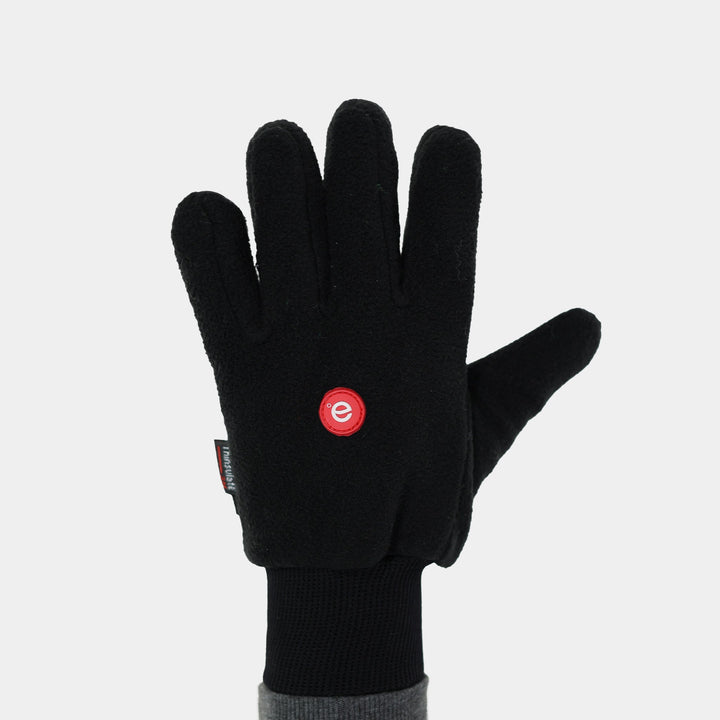 Epik Fleece Grip Black Thermal Glove Back