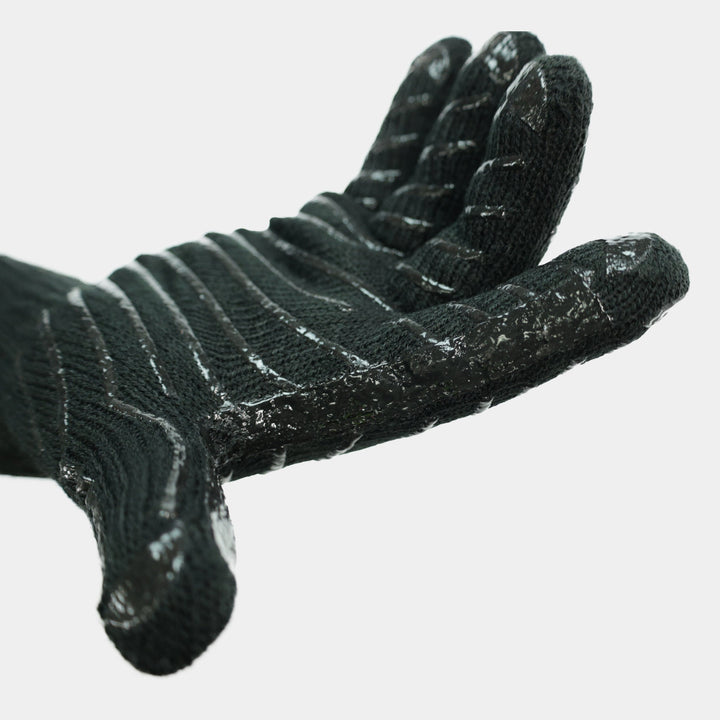 Epik Frontline Knit Work Glove in Black Finger Support