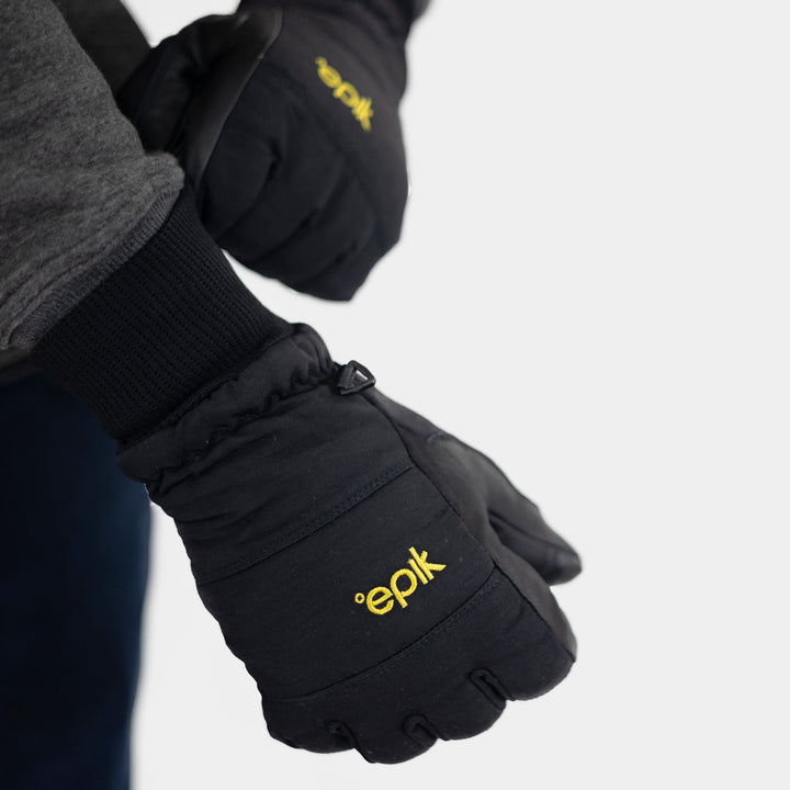 Epik Ice Wave Freezer Glove Black pair pull