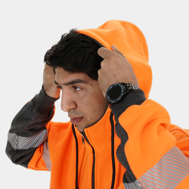 Epik Peak 2.0 Orange Hi Vis Hoodie hoodie on