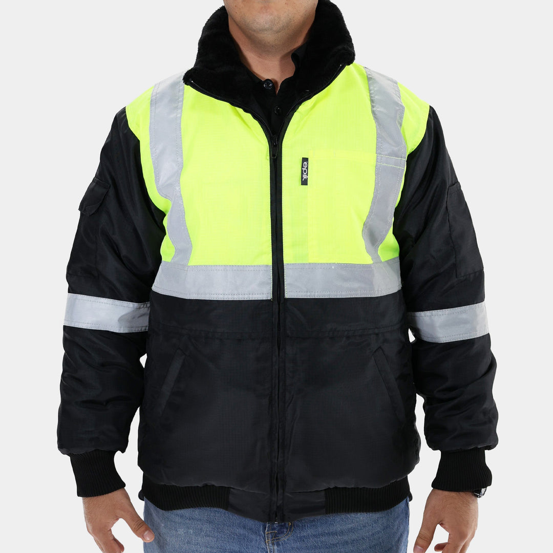 Epik Reflex Jacket - Hi Vis Yellow Insulated Work Outerwear