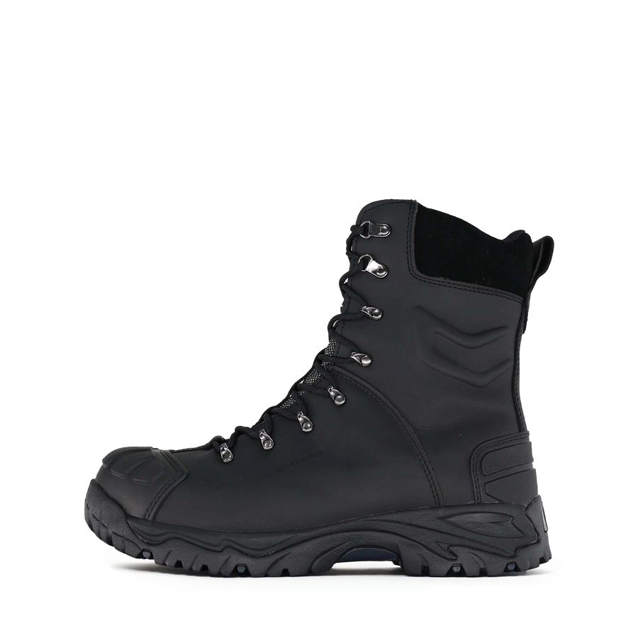 Gator Safety Boot - Thinsulate-lined with a composite safety toe, reinforced heel and toe, ankle zip, waterproof, and chemical-resistant. Available in men's sizes 7 to 15.