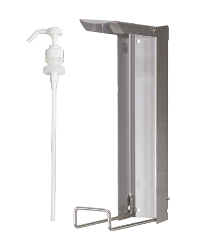 Alpet D2 Wall Mount Pump Sanitizer Stainless Steal and Plastic Pump