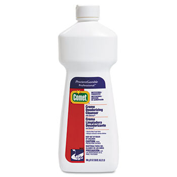 Comet Deodorizing Crème Cleanser - Your trusted cleaner for tough stains and soap scum in a 32oz bottle.