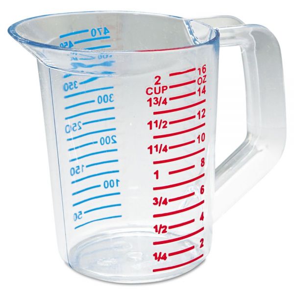 Measuring Cup – Clear, pint/16 oz size for accurate liquid measurements.