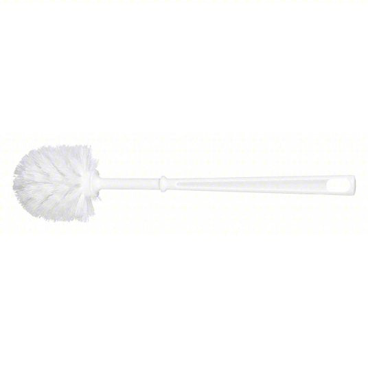 Rubbermaid Toilet Bowl Brush in White (1/ea) - Resistant to stains, odors, bacteria, and wear. Ideal for commercial, medical, and industrial use.
