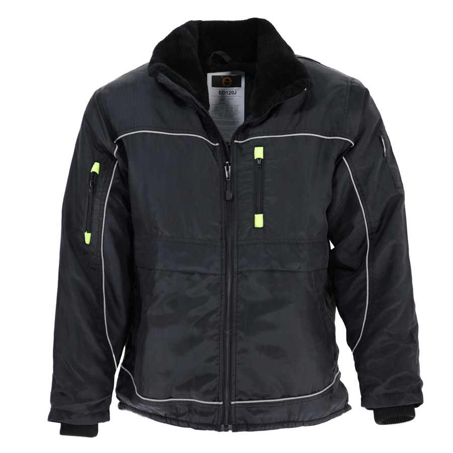 Reflex Jacket by Epik, ideal for work in cooler and refrigeration temperatures.