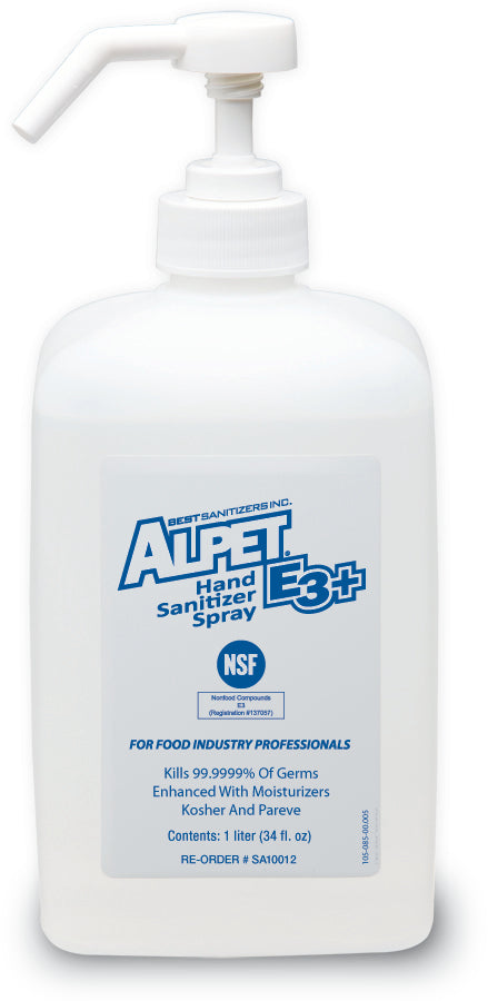 Alpet E3 Plus Hand Sanitizer Spray - 1000 mL