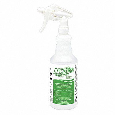 Alpet D2 Quat-Free Surface Sanitizer - Fast-Acting - 70% Alcohol Formula - NSF Listed - One Quart Bottle