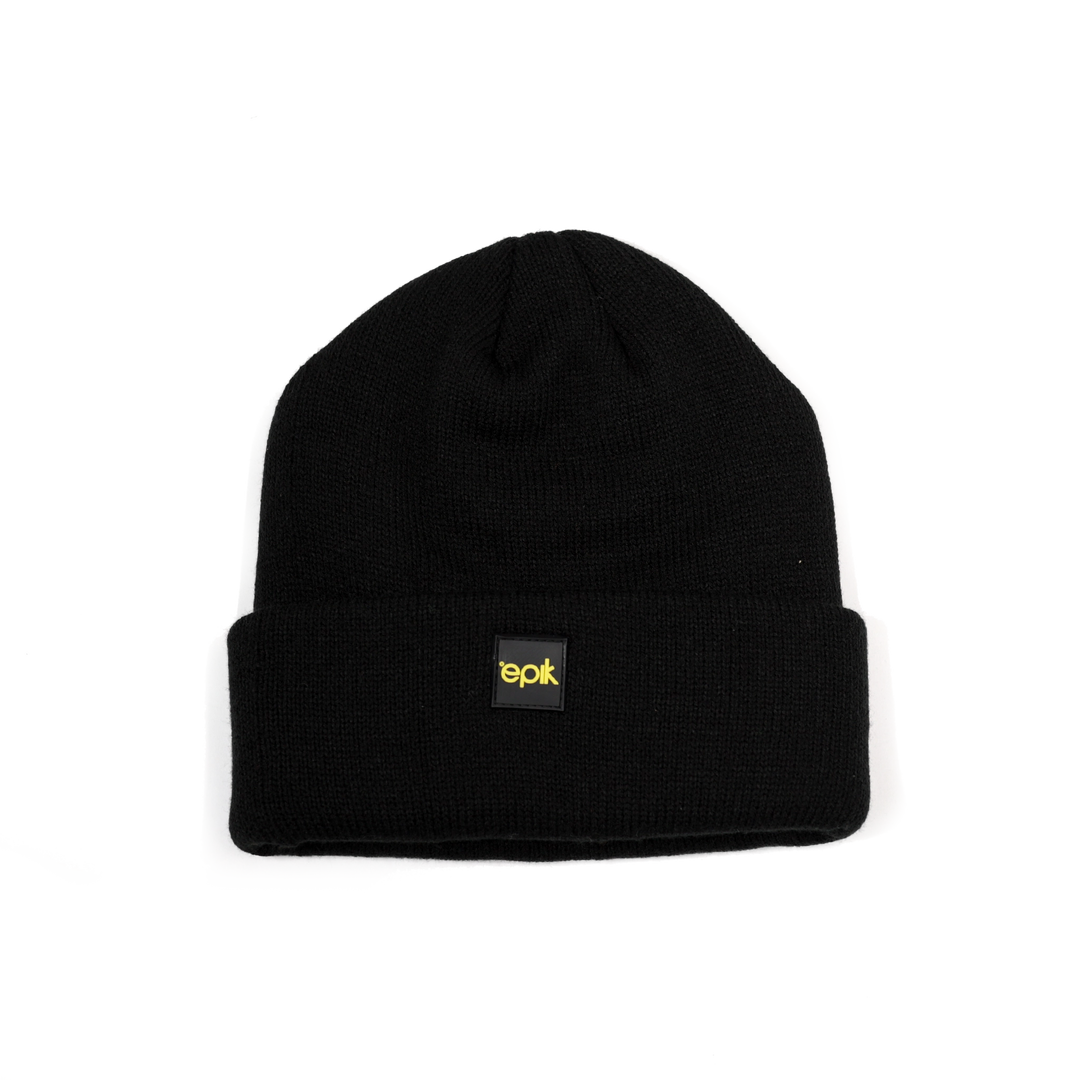 Heavyweight Thermal Beanie in Charcoal Black color, lined with 3M Thinsulate insulation.