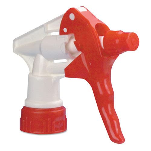 Trigger Spray Head for 32oz Bottle - A reliable, leak-proof solution with an ergonomic three-finger trigger and rear support. Up to 30% greater output per stroke for efficient and comfortable cleaning in various applications.
