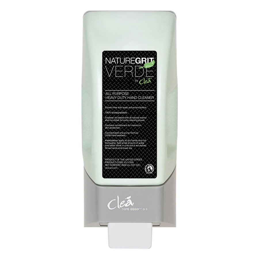 Clea Industrial Duty Dispenser - a reliable hand-activated pump dispenser for 3000ml Clea Refills, perfect for high-traffic areas.