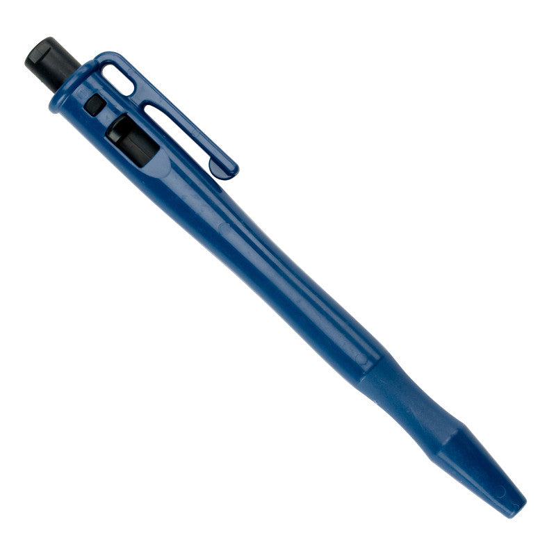 Retrieve Metal Detectable Pen with Black Ink - Retractable, highly visible ink indicator, sturdy pocket clip, and large lanyard loop for maximum detectability.