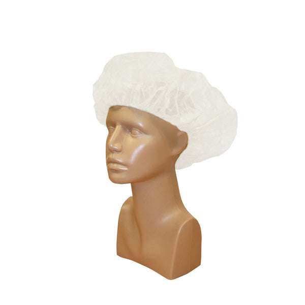 The hair net is latex-free and provides a secure fit. Suitable for use in food service, healthcare, and manufacturing industries.